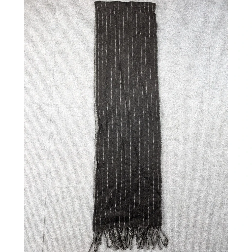 Polo Ralph Lauren Scarf Mens One Size Rectangle Italy Wool Quiet Luxury Timeless